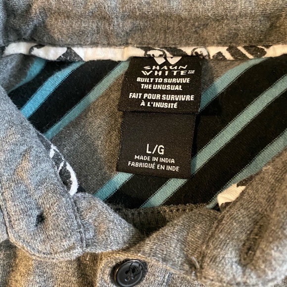 Shaun White boys long sleeve striped polo top - Picture 2 of 3